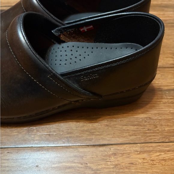 Sanita The Original Danish Clogs Women’s Shoes Brown Leather Size 42 - Picture 4 of 12